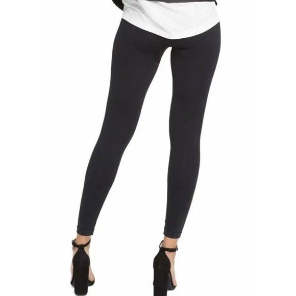 Spanx Womens Size L Black Look At Me Now Seamless Pull On Compression Leggings - Picture 7 of 16